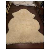 Sheep skin rug