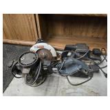 Lot of 2 Sanders , saw , and router