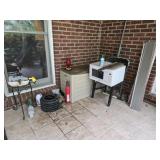 Outdoor Chest Tubing Plant Stand Microwave Etc