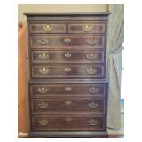 Vintage Wooden 7 Drawer Chest of Drawers