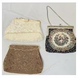 Vintage Antique Beaded Hand Bags & Purses