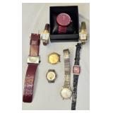 Estate Lot of Geneva Bulova Gossip Etc Watches