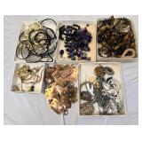 Estate lot of misc costume jewelry