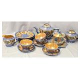 19 pcs Hand Painted Japanese China Dishes