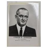 Vintage Photo of President Lyndon B Johnson