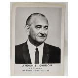 Vintage Photo of President Lyndon B Johnson