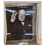 Photo British Prime Minister Winston Churchill