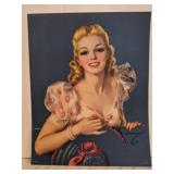 1940s style blonde pin-up girl titled Adorable