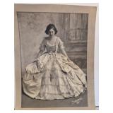 Vtg photo studio portrait of a woman