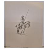 Print titled California Lancer 1790