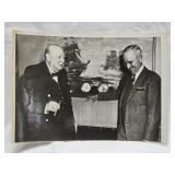 VTG Photograph of Presidents Truman & Churchill