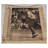 UPI telephoto press print of Jack Nicklaus