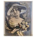 Antique portrait of an Edwardian era woman