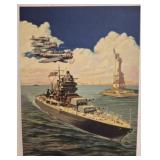 Vtg Print titled "Guardians of Liberty by ThomasJ.