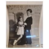 Vtg photo of young children in formal clothing