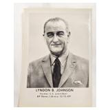 Vintage Photo of President Lyndon B Johnson