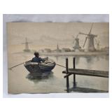 Dutch Style Muted Photo on Card