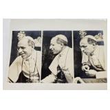 Vtg Press Photo Pope Pius XII in Various Moods