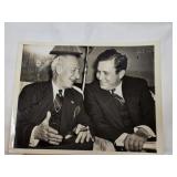Vtg Press Photo Alfred E Smith & Willkie