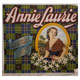 Vtg 1930s Annie Laurie brand citrus crate label