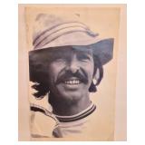 Vintage print shows a young man
