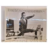 Press photo of baseball star Willie Mays