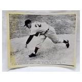 1955 Detroit Cleveland Herb Score United Telephoto