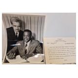 original photo Willie Mays 2nd career contract