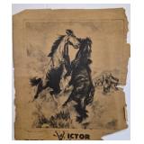 Vintage R.H. Palenske print Battle for Leadership