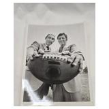 Vtg Photo of Howard Cosell & DonMeredith NFL