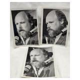 Lot of 3 Vintage Press Photos of Ronald Hughes