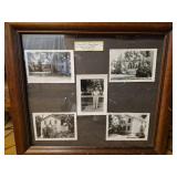 Framed pictures of Wood Homestead dated 1957