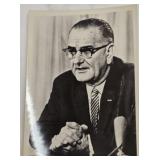 Vintage Photo of President Lyndon B Johnson