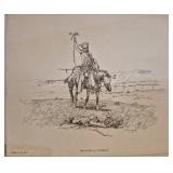 1959 print titled The Victor by artist C.R. Crouch