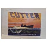 Vintage Cutter Brand citrus crate label print