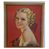 Vtg 1940s 50s Print by Erbit Charming