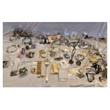 Vtg style Costume jewelry pins & more