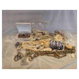 Estate lot of costume jewelry