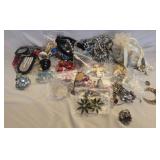 Estate lot of costume jewlery
