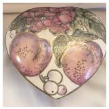 Toyo Heart shaped porcelain trinket box