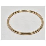 14k Yellow Gold Bangle Bracelet 7.08 grams