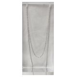 30 in Sterling Silver Chain Necklace 5.26 grams