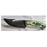 Hand made Damascus steel knife with custom wood