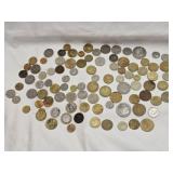 Estate Lot of Misc Foreign Coin Money