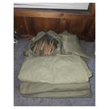 Vintage army tent