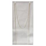 14k Yellow Gold Dainty Necklace 20 in Chain