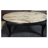 Marble top stove bottom table