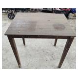 Small wood table