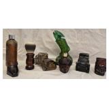 7 Vtg Avon after shave bottles