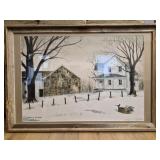 Framed print HOME FOR CHRISTMAS by Billy Jacbo